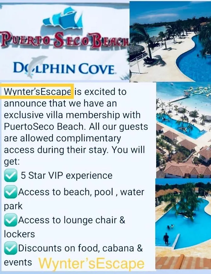 Wynters'Escape-Gated 1 Or 2 Bedroom W Puertosecobeach Access Discovery Bay